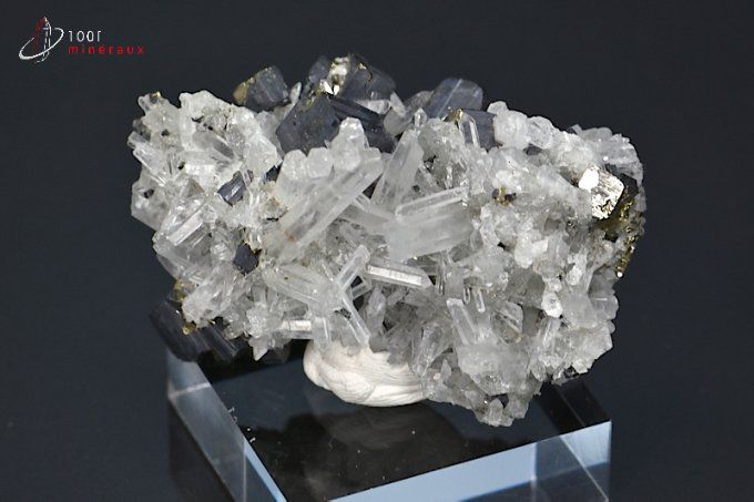 quartz-galene-pyrite-cristaux,mineraux