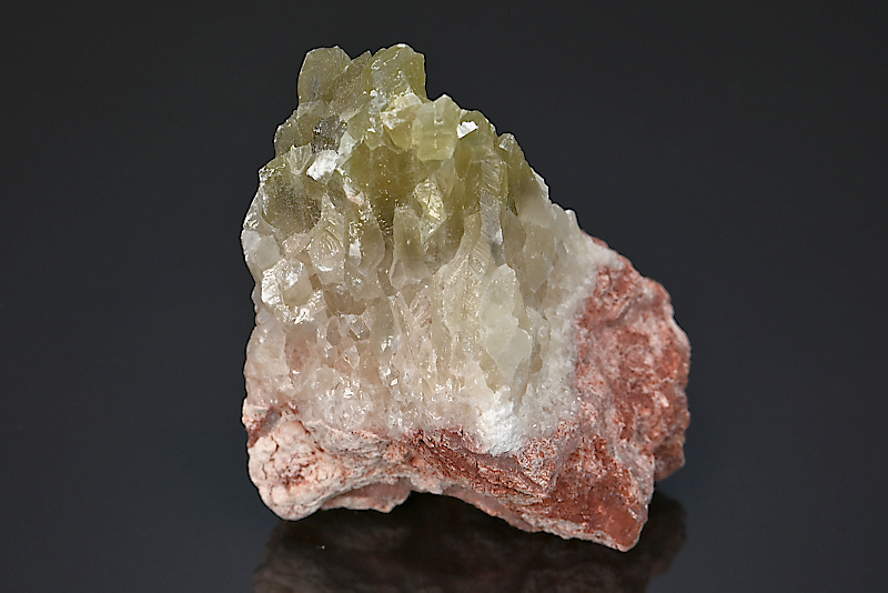 Calcite verte cristallisée