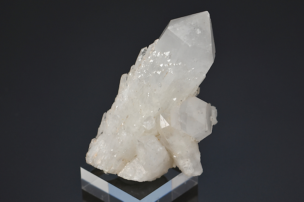 Quartz translucide cristallisé